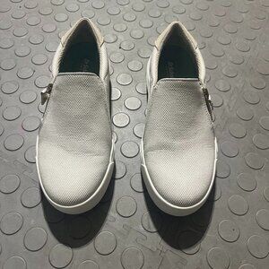 Dr. Scholl's Womens Zipper Slip-On Sneakers Shoes